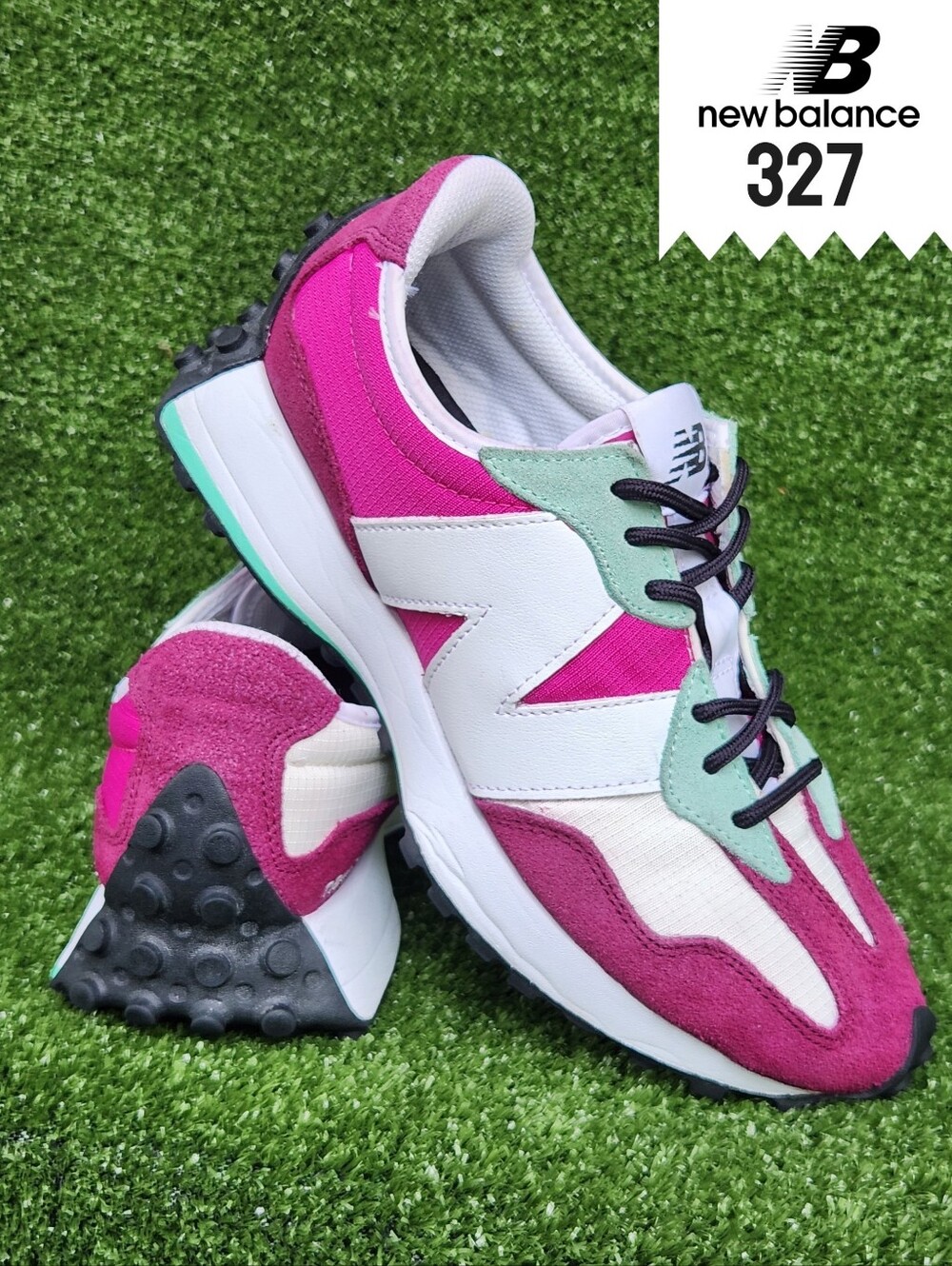 New Balance 327 Womens Orchid Athletic-Lifestyle Comfort Sneakers Shoes Size 9.5